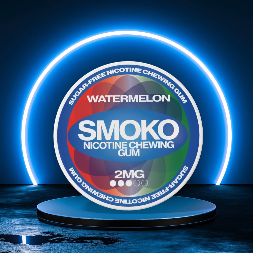 SMOKO Watermelon 2MG Sugar-Free Nicotine Chewing Gum – SMOKO E