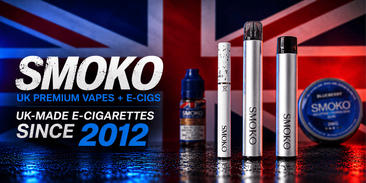SMOKO VAPE: UK-MADE E-CIGARETTES SINCE 2012