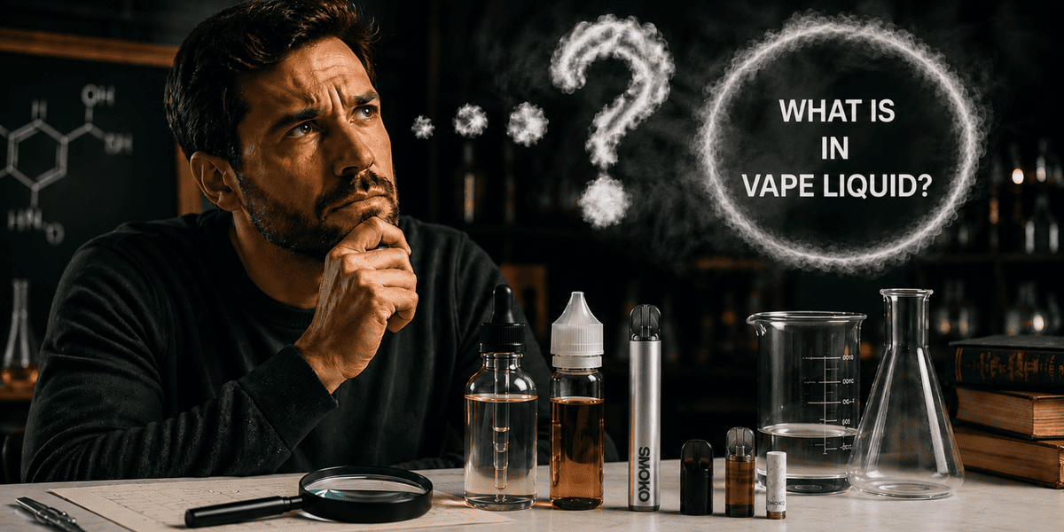 What Is in Vape Liquid? A Complete Guide to E-Liquid Ingredients (UK 2026) - SMOKO E-Cigarettes + Vapes