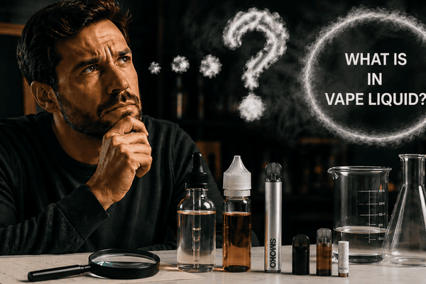 WHAT IS IN VAPE LIQUID? A COMPLETE GUIDE TO E-LIQUID INGREDIENTS (UK 2026) - SMOKO E-Cigarettes + Vapes