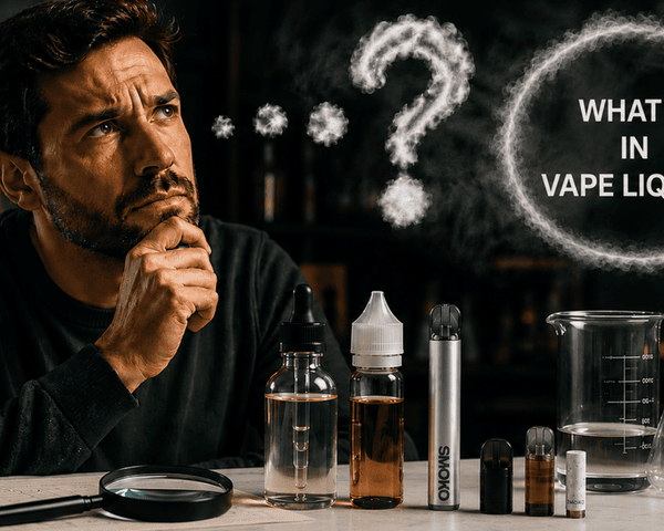 What Is in Vape Liquid? A Complete Guide to E-Liquid Ingredients (UK 2026) - SMOKO E-Cigarettes + Vapes