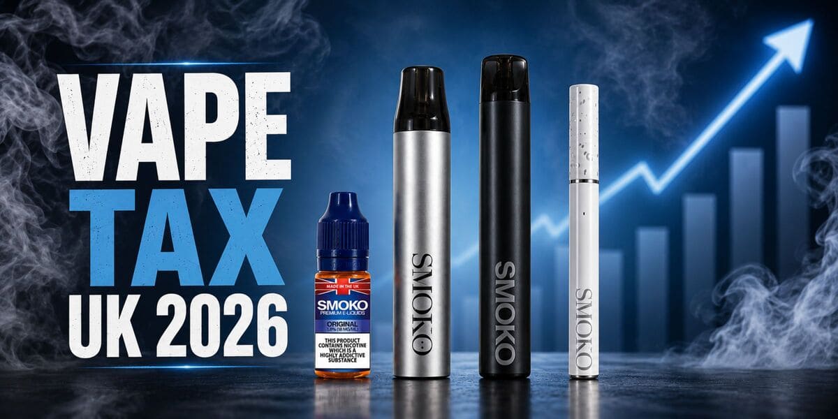 VAPE TAX UK 2026: Everything You Need to Know About the New Vaping Products Duty - SMOKO E-Cigarettes + Vapes