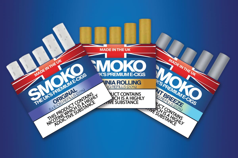 SMOKO E-Cigarette Refills Cigalikes