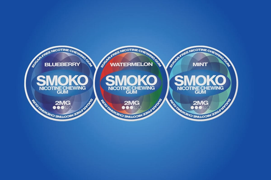 Sugar-Free Nicotine Chewing Gum - SMOKO E Cigarettes