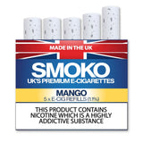 MANGO Flavour - E-Cigarette Refills - UK Made Cigalike Refills - SMOKO E-Cigarettes + Vapes
