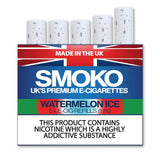 WATERMELON ICE Flavour - E-Cigarette Refills - UK Made Cigalike Refills - SMOKO E-Cigarettes + Vapes
