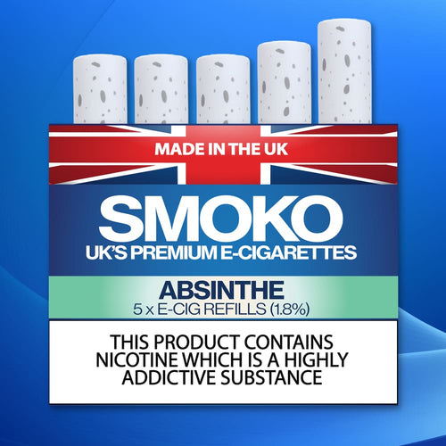 Absinthe Flavour - E - Cigarette Refills - Made in the UK E-Cigs Cigalikes