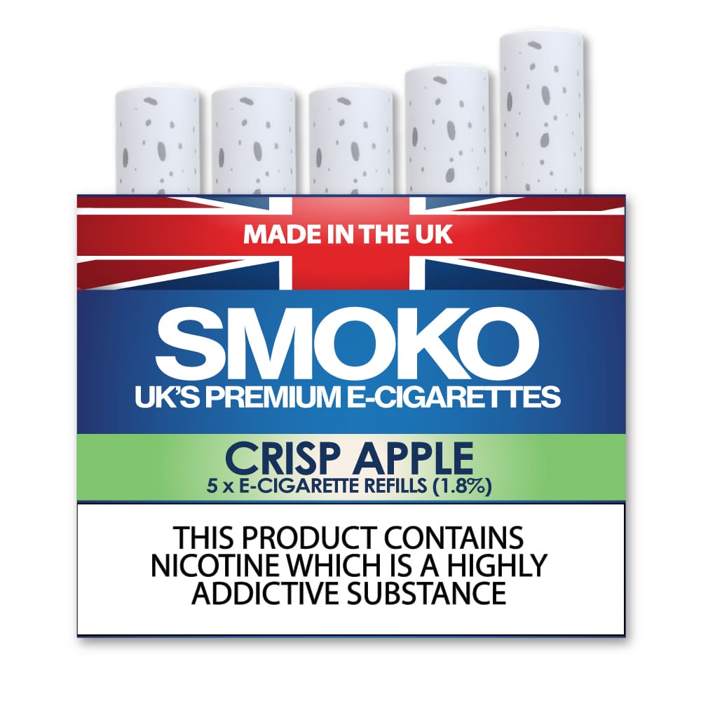 Apple Flavour - E - Cigarette Refills - Made in the UK E-Cigs Cigalikes