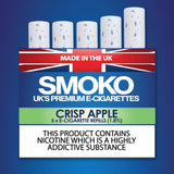 Apple Flavour - E - Cigarette Refills - Made in the UK E-Cigs Cigalikes