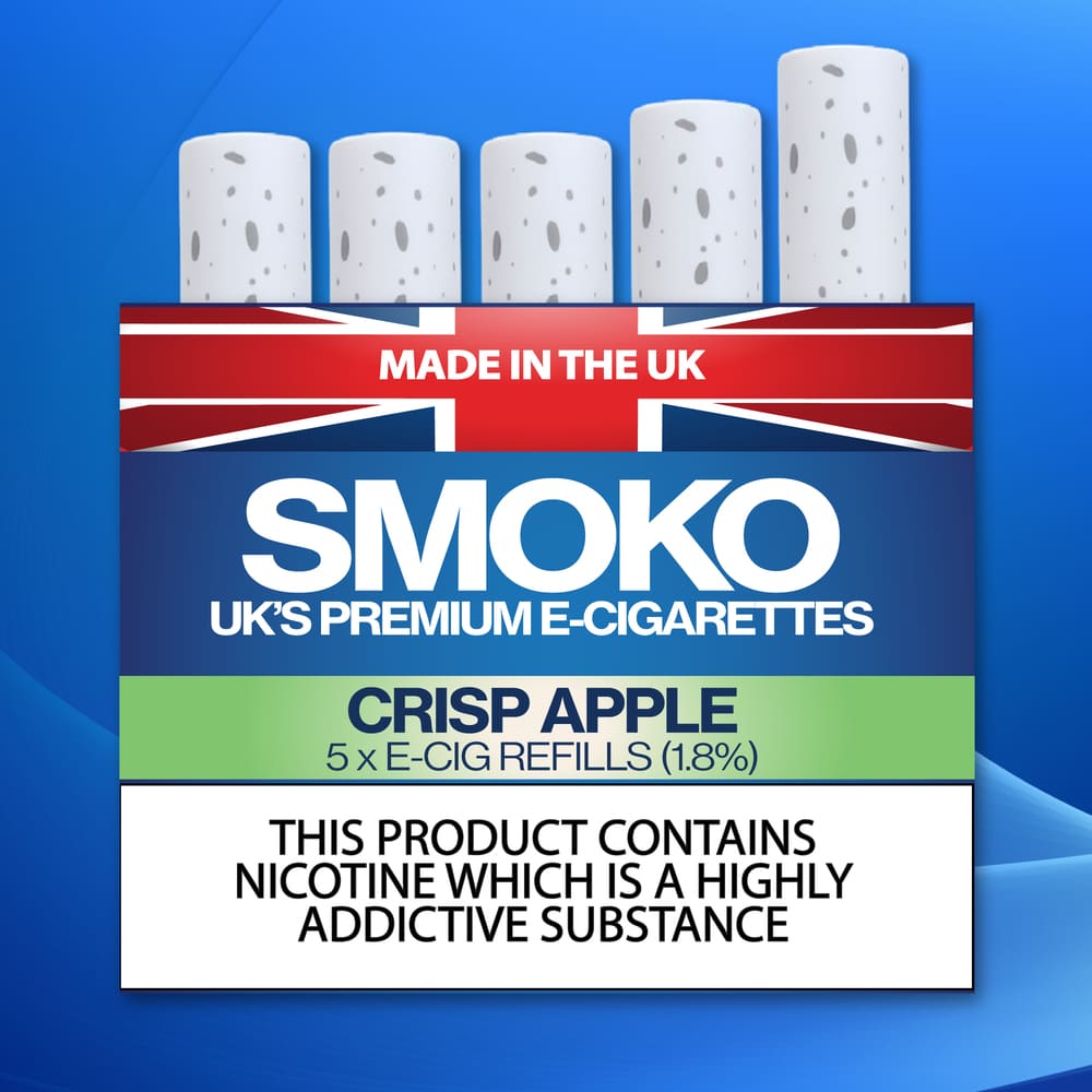 Apple E Cigarette Refills UK Made Cigalike Refills