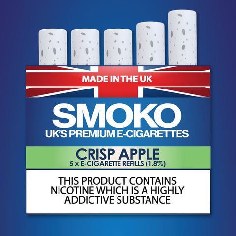 Apple Flavour - E - Cigarette Refills - Made in the UK E-Cigs Cigalikes