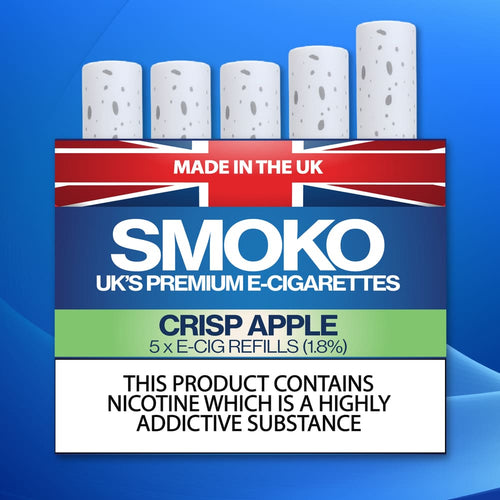 Apple Flavour - E - Cigarette Refills - Made in the UK E-Cigs Cigalikes
