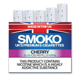 Cherry Flavour - E - Cigarette Refills - Made in the UK E-Cigs Cigalikes