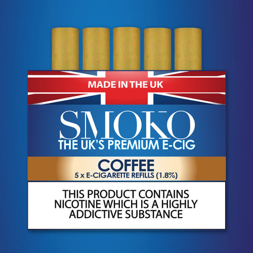 SMOKO E-Cigarette Refills COFFEE 1.8%