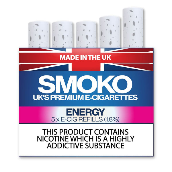 Energy Flavour - E - Cigarette Refills - Made in the UK E-Cigs Cigalikes
