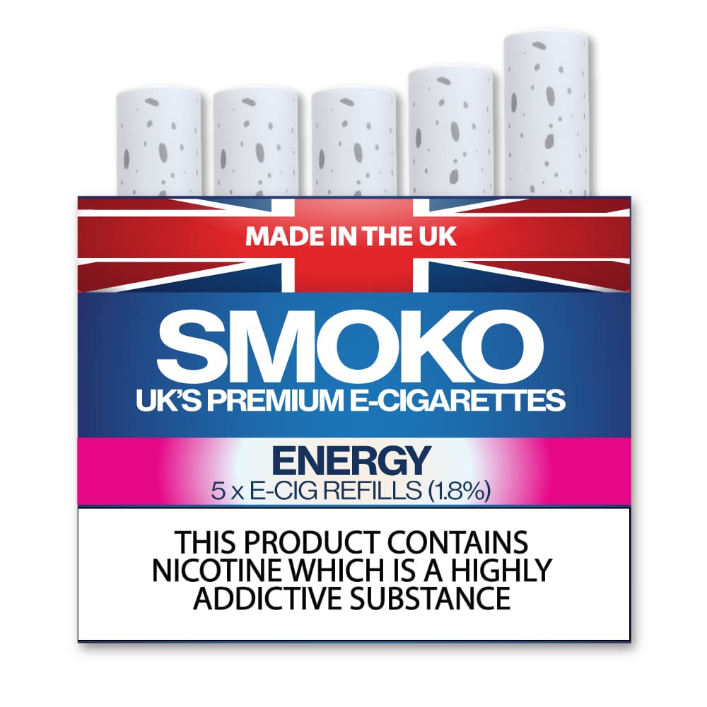 Energy Flavour - E - Cigarette Refills - Made in the UK E-Cigs Cigalikes