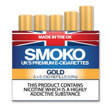 Gold Tobacco Flavour - E - Cigarette Flavour -Made in the UK E-Cigs Cigalikes