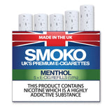 Menthol Flavour - E - Cigarette Refills - Made in the UK E-Cigs Cigalikes
