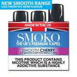 CHERRY - SMOOTH VAPE POD REFILLS - SMOKO E Cigarettes