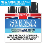 MINT BREEZE - SMOOTH VAPE POD REFILLS - SMOKO E Cigarettes
