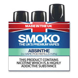 ABSINTHE - VAPE POD REFILLS - SMOKO E Cigarettes