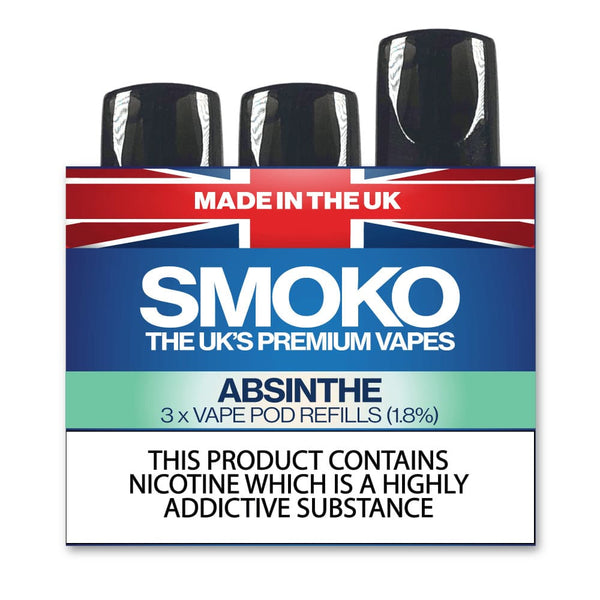 ABSINTHE - VAPE POD REFILLS - SMOKO E Cigarettes