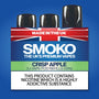 CRISP APPLE - VAPE POD REFILLS - SMOKO E Cigarettes