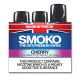 CHERRY - VAPE POD REFILLS - SMOKO E Cigarettes