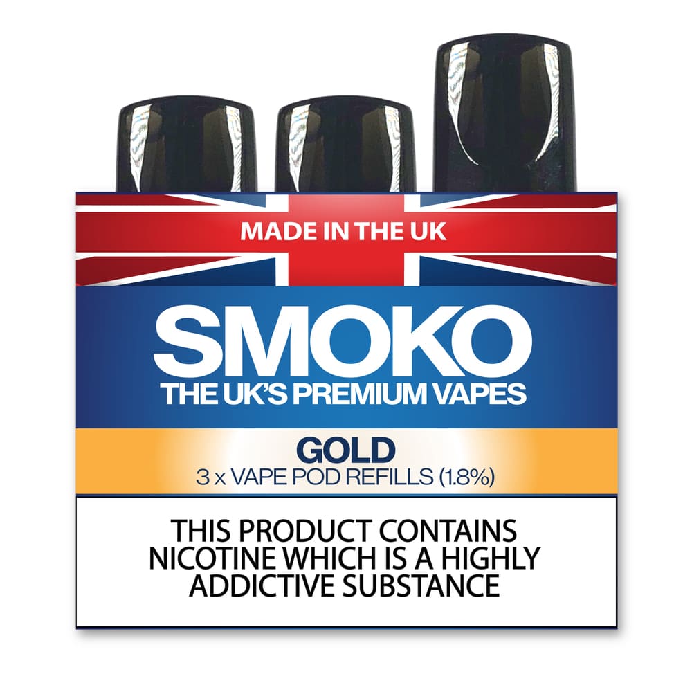 smoko e-cigarette Vape & Review Simple, Effective & Discreet SMOKO VAPE Pod Rechargeable Batteries
