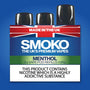 MENTHOL - VAPE POD REFILLS - SMOKO E Cigarettes