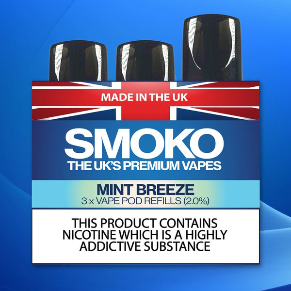 0 nicotine tobacco flavored vape Breeze Pro Zero 0% Nicotine