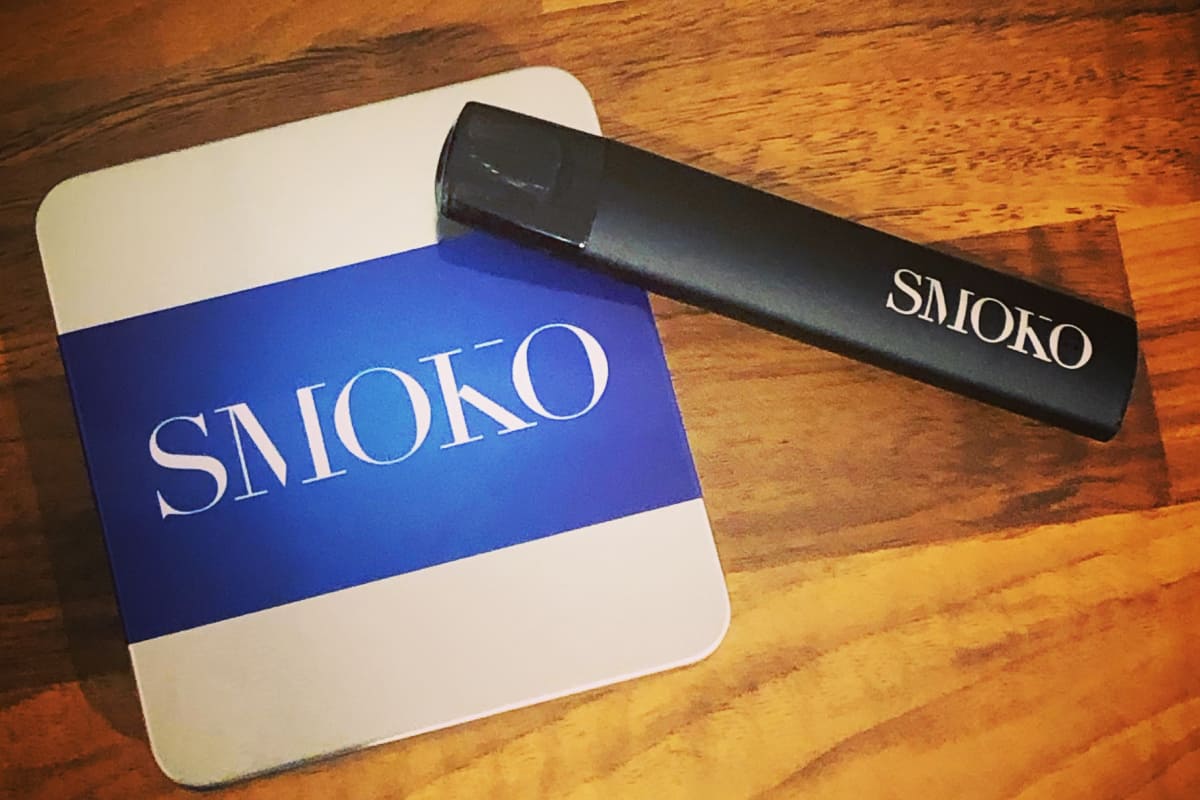 SMOKO VAPE Pod startsett med Made in the UK E-Liquids