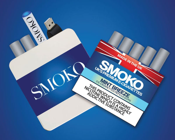 The SMOKO E-Cigarette is easy to use and effective way to help you quit cigarettes