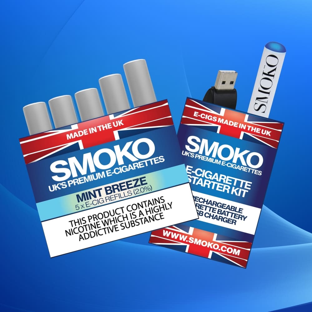 smoko e-cigarette OFERTA E-CIG GRATIS + 1 PACK DE RECARGAS E-CIG FREE Vape Starter Kit for