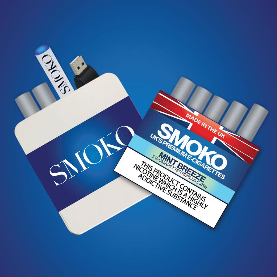 The SMOKO E-Cigarette is easy to use and effective way to help you quit cigarettes
