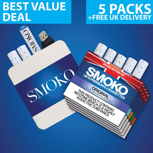 Free E-Cigarette Starter Kit | UK Made E-Cigs from 9 | SMOKO SMOKO E Cigarettes Free E-Cigarette Starter Kit | UK Made E-Cigs from 9 | SMOKO SMOKO E Cigarettes