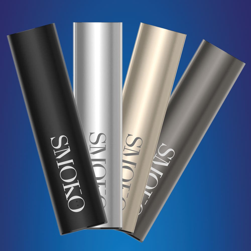SMOKO VAPE POD-BATTERIE – in den Farben Schwarz, Silber, Gold oder Chrom