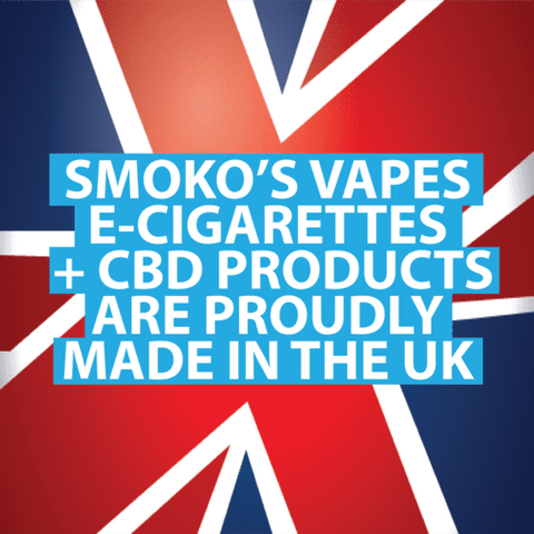 SMOKO E-Cigs + Vapes are Made in the UK