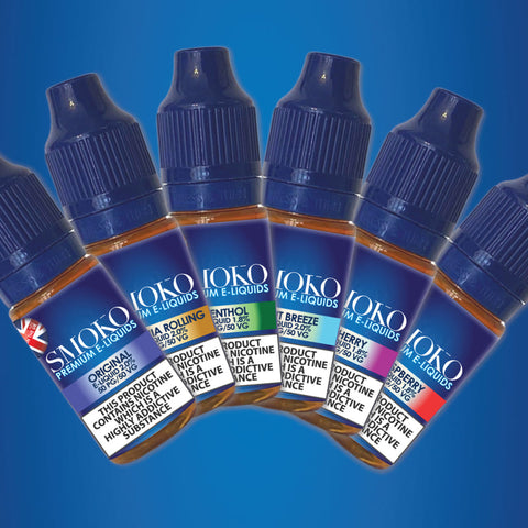 SMOKO E-Cigarette range of E-Liquids that are made in the UK