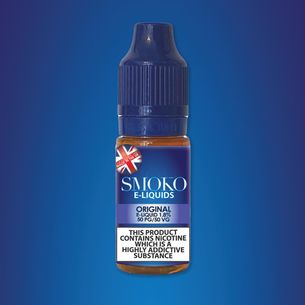 Original Tobacco Flavour - E - Liquid (UK Made) - SMOKO E Cigarettes