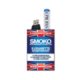 SMOKO E-Cigarette Starter Kit with Rechargeable E-Cig Battery + E-Cig USB Charger