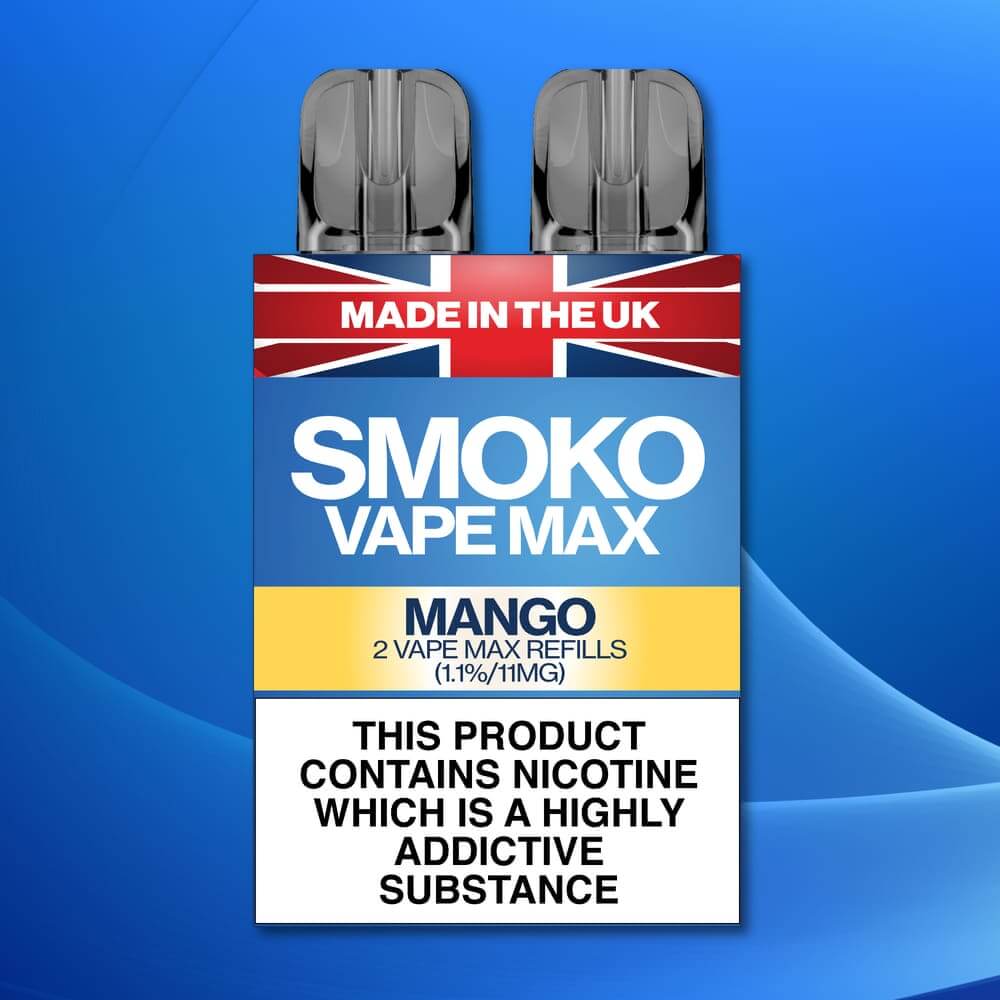 MANGO VAPE MAX REFILLS MADE UK