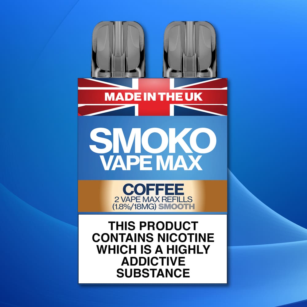 COFFEE VAPE MAX REFILLS MADE UK