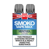 MENTHOL FLAVOUR VAPE MAX REFILLS - SMOKO E Cigarettes