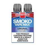 ORIGINAL TOBACCO FLAVOUR VAPE MAX REFILLS - SMOKO E Cigarettes