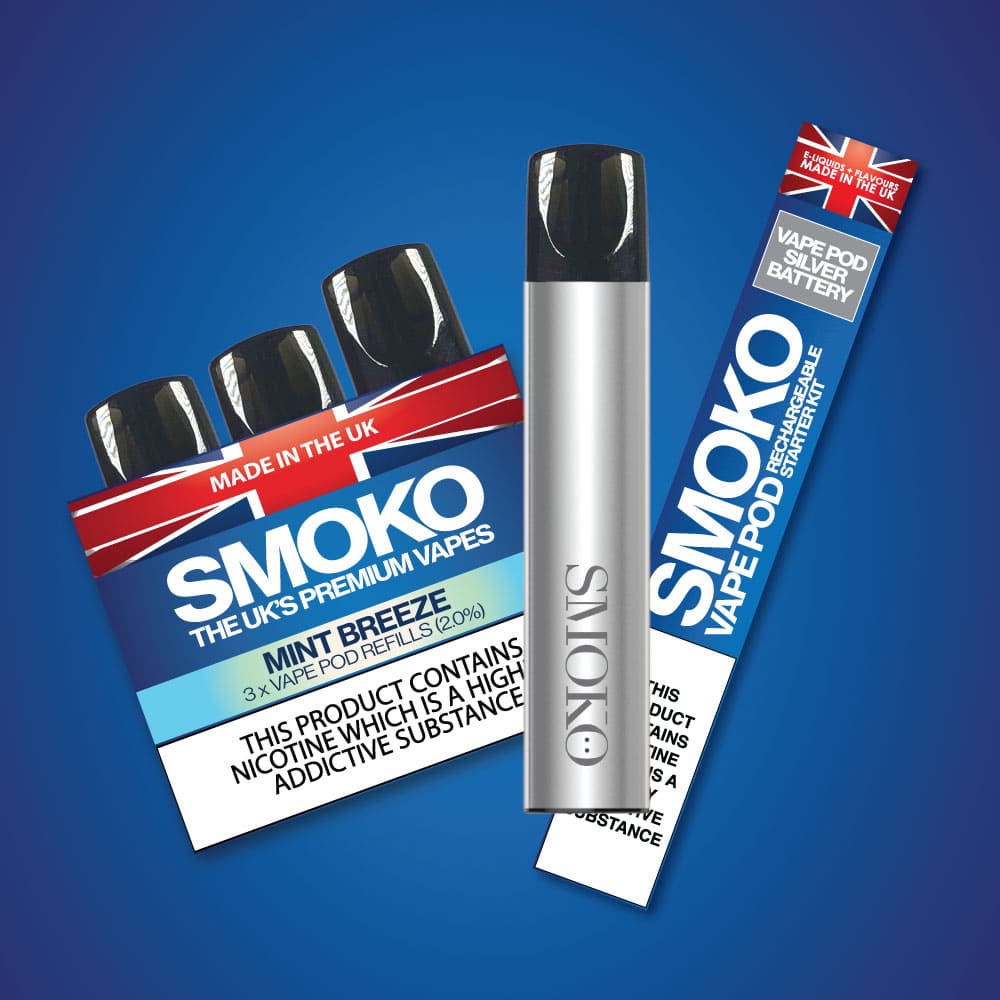 VAPE POD STARTER KIT DEALS - SMOKO E Cigarettes