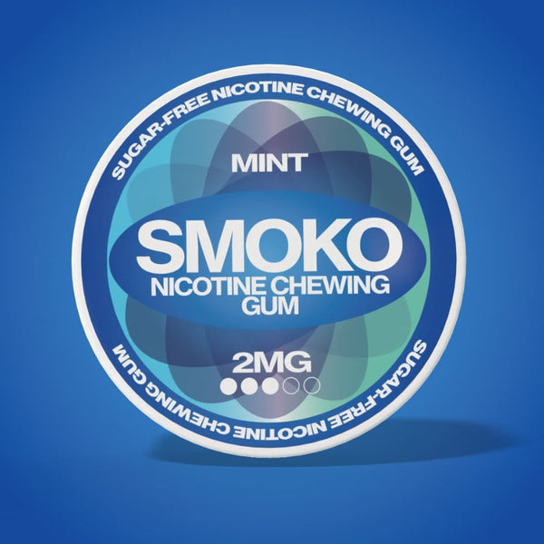 Mint 2MG Sugar - Free Nicotine Chewing Gum - SMOKO E Cigarettes