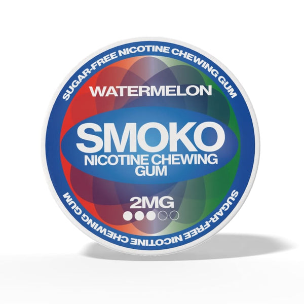Watermelon 2MG Sugar - Free Nicotine Chewing Gum - SMOKO E Cigarettes