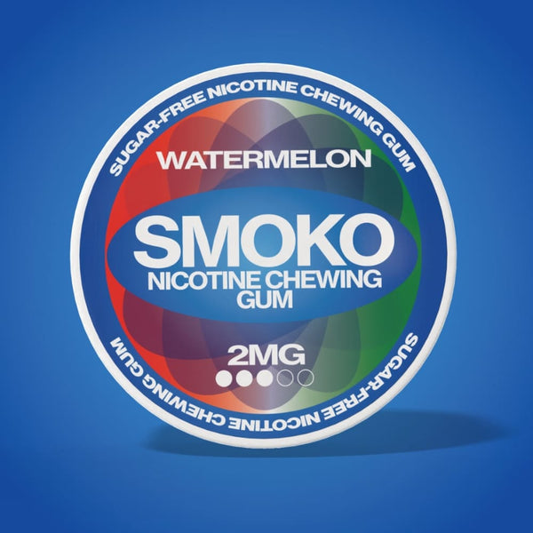 Watermelon 2MG Sugar - Free Nicotine Chewing Gum - SMOKO E Cigarettes