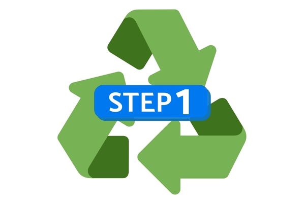 Paso 1 para reciclar recargas vacías de e-cigs y vape pods